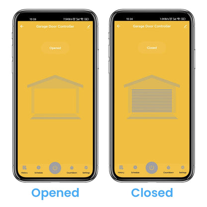 LoraTap Tuya Smart Life Garage Door Sensors Opener Controller WiFi Switch Alexa Opening Home Remote Control Contact Voice Portal