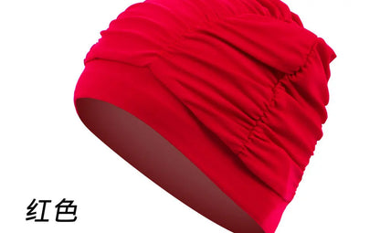 Swimming Caps Women Breathable Long Hair Swim Caps for Women Enlarged Swimming Hats Wholesale  Swimming Pool Accessories