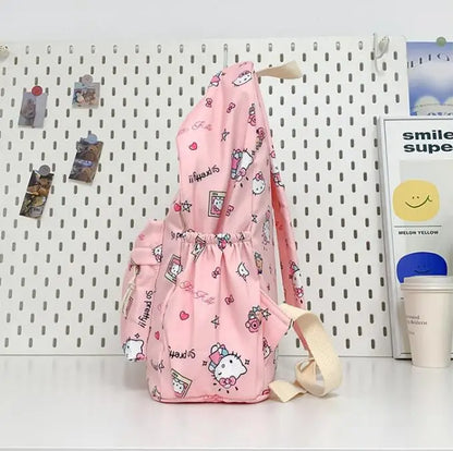 Hello Kitty backpack for junior high school students cute cartoon fashion school bag large capacity school bag for women