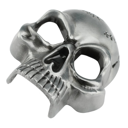 The scalp skull buckle head smooth alloy buckle
