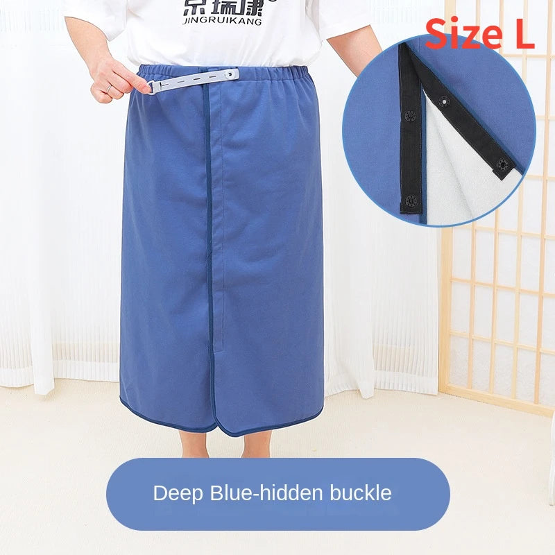 Adult Elderly Diaper Skirt Cloth Diaper for Bedridden Paralyzed Washable Cotton Diaper Pad for Menstrual Waterproof Leak-proof