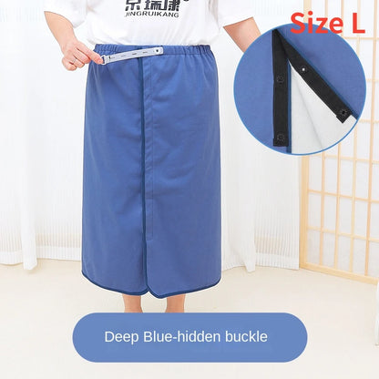 Adult Elderly Diaper Skirt Cloth Diaper for Bedridden Paralyzed Washable Cotton Diaper Pad for Menstrual Waterproof Leak-proof