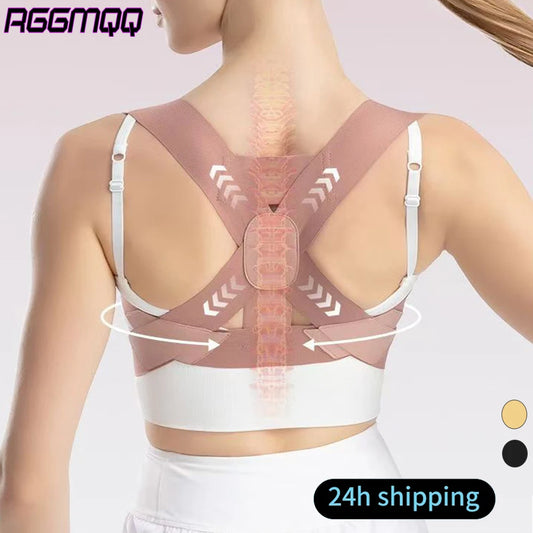 Posture Corrector-Back Brace for Men Women- Fully Adjustable Straightener for Mid,Upper Spine Support- Neck,Shoulder,Clavicle