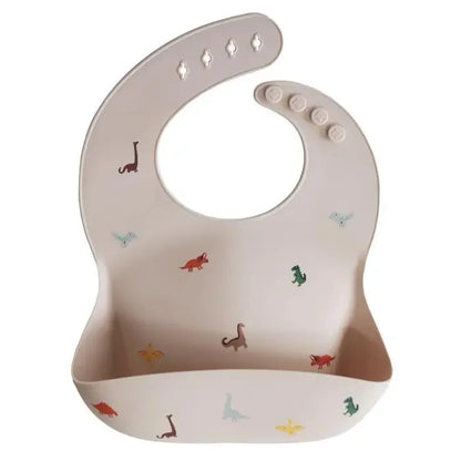 HoneyCherry Baby Silicone Bibs Food Grade Silicone Rice Bibs Complementary Food Bibs Baby Accessories