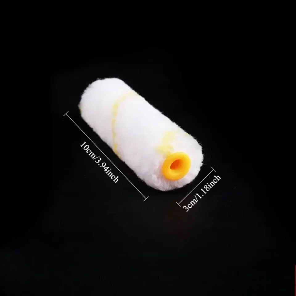 11pcs Paint Roller Kit ,Thumb roller core small corner latex paint roller core small roller bracket polyester blend
