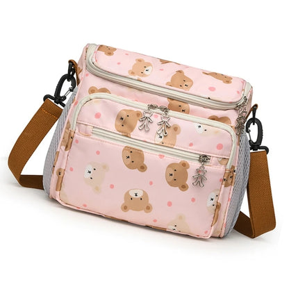 Spacious Mother Bag for Baby Essential Multifunction Baby Gear Organizes Bag Essential Baby Travel Bag Easy Access Storage