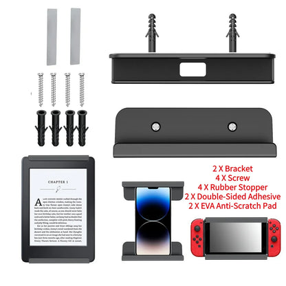 Universal Wall Mounted Tablet Stand Holder Wall Mount Bracket Stabilizer Kitchen Tablet Holder For All Tablet Phones Accessories