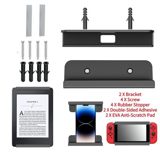 Universal Wall Mounted Tablet Stand Holder Wall Mount Bracket Stabilizer Kitchen Tablet Holder For All Tablet Phones Accessories