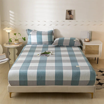 Velvet Thermal Mattress Cover, Plush Fabric Sheets For Winter, Bed Cover, Bed Sheets Set For Single Double King Queen Bed120x200