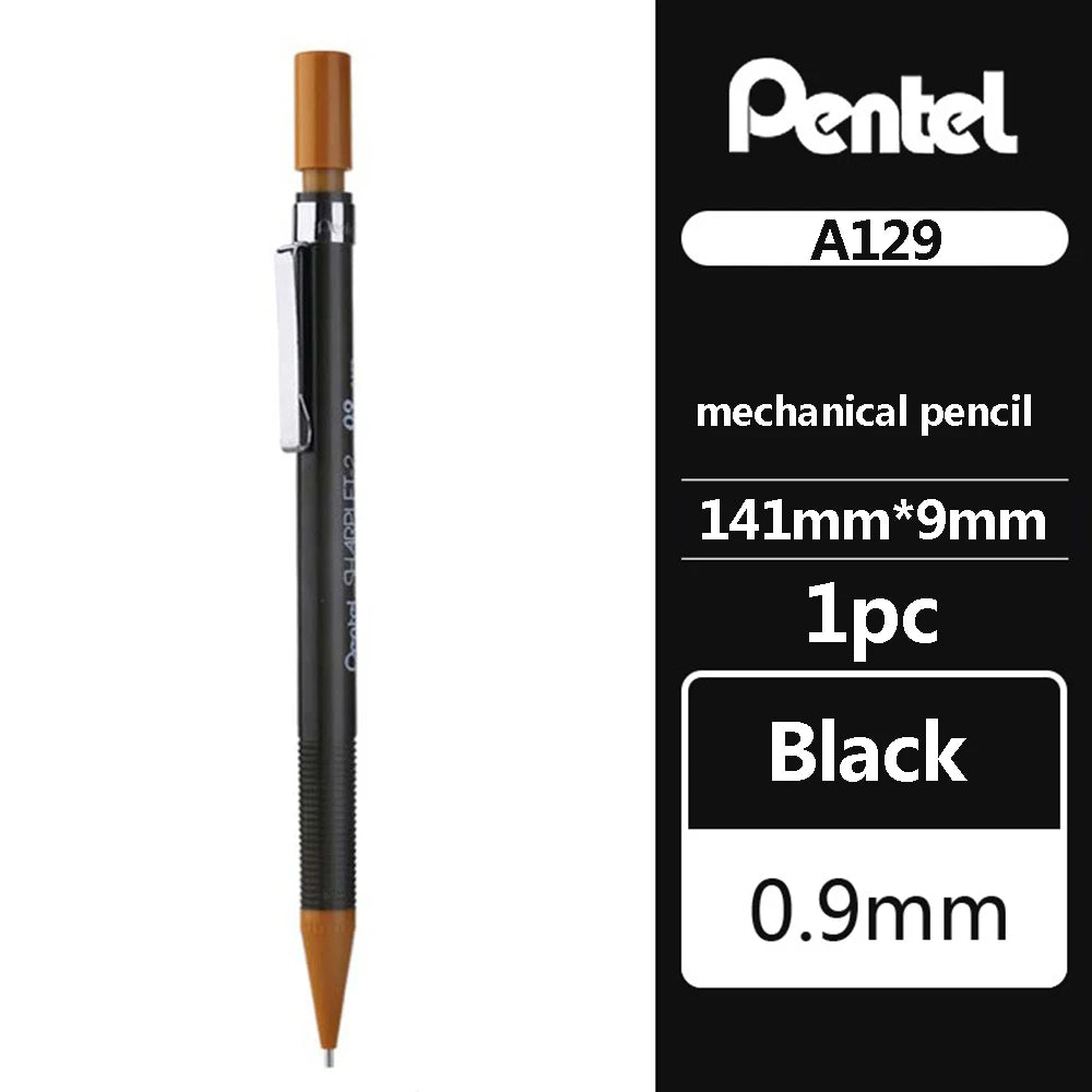 Japan Pentel Mechanical Pencil 0.5/0.7/0.9mm Drawing Office & School Supplies Stationery A125 127 129 School Acsesories School