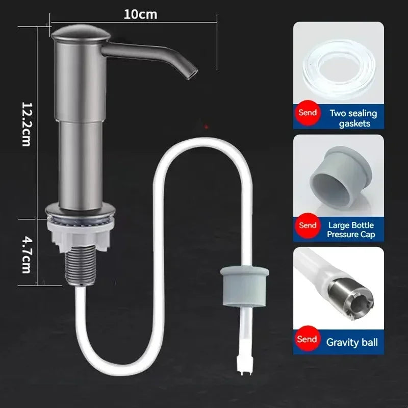 Kitchen Sink Soap Dispenser Detergent Soap Extender Detergent Presser for Detergent and Hand Soap Kitchen Accessories