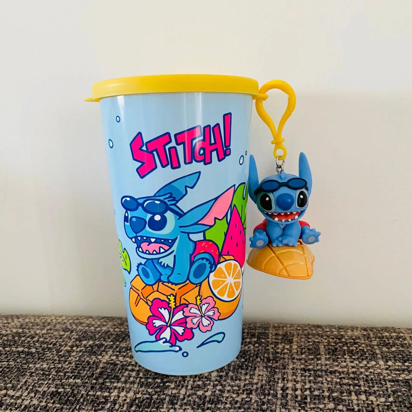In Stock Stitch Peripheral Water Cup-Shaped Cups Straw Cup-Shaped Buckets Popcorn Buckets Desktop Decoration Children Gift