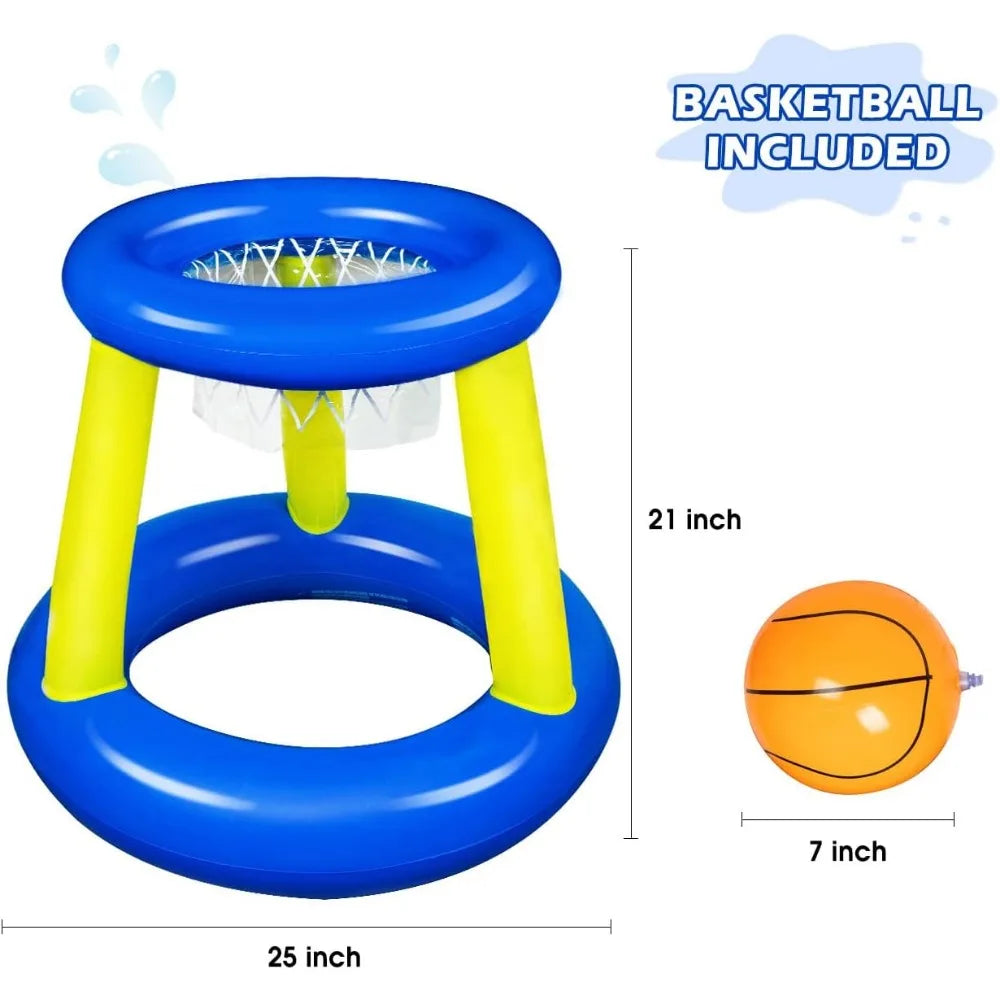 Explosions inflatable basketball stand interactive shooting toys outdoor inflatable swimming pool toys Outdoor water toys