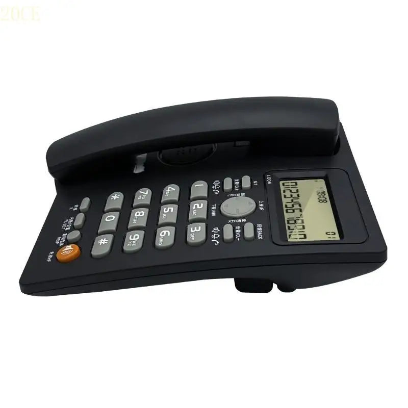 20CE English Telephone Fixed Landline Phone Caller Display Speed Dial Home Office No Need Battery Telephones