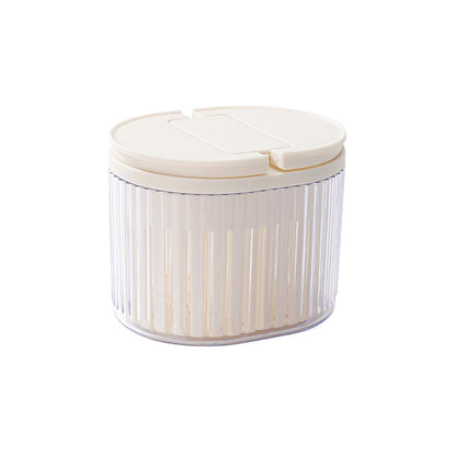 Refrigerator Storage Box Food Vegetable Fruit Storage Box Fridge Organizer Drain Basket Onion Ginger Clear With Lid Crisper