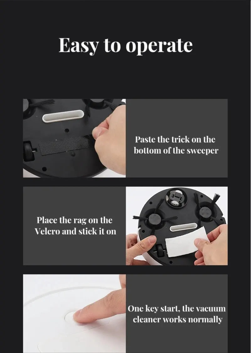 Intelligent Sweeping Robot Household Mini Vacuum Cleaner Dust Sweeping Mopping Three In One