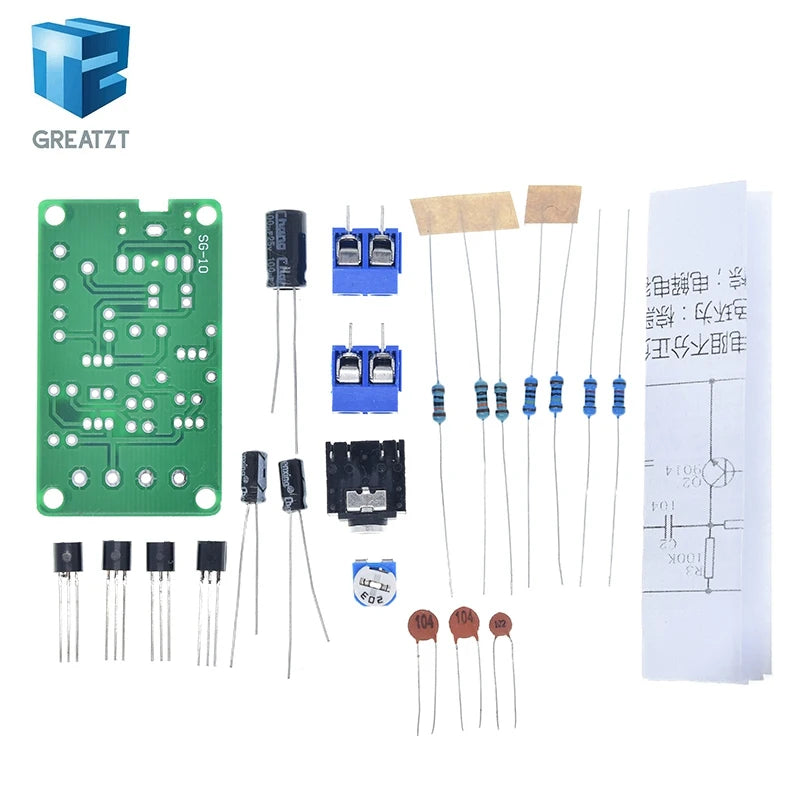 White Noise Signal Generator DIY Kit Electronic Kit 2-Channel Output for Burn-in Test Therapy on Insomnia Noise Generator