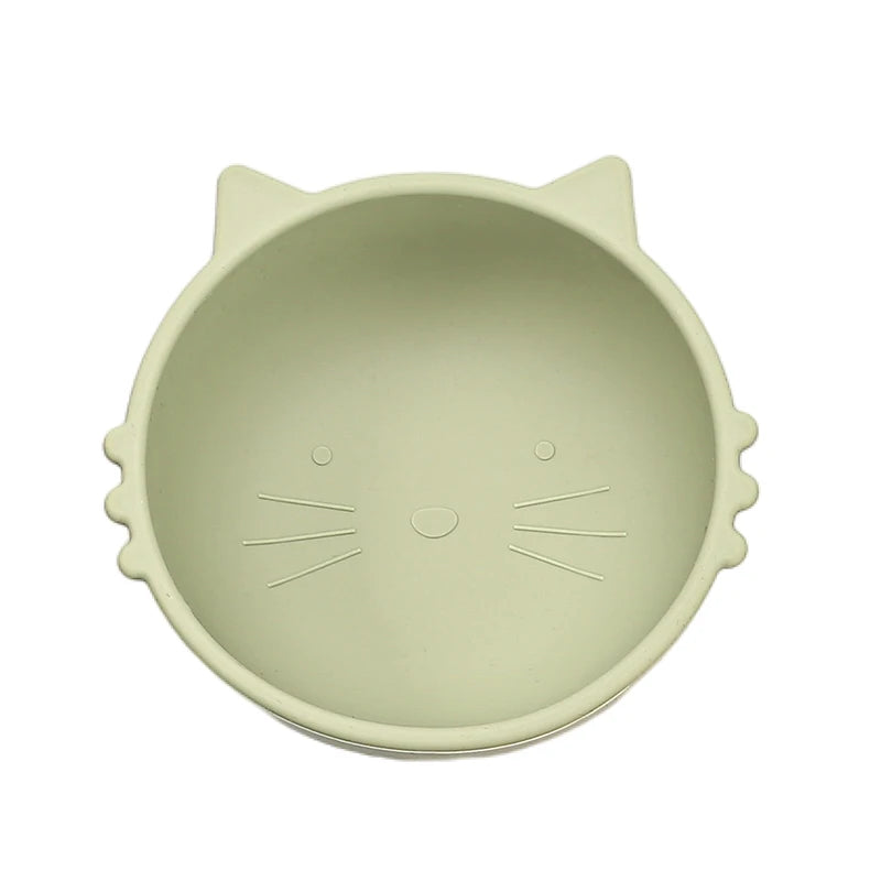 New Silicone Baby Feeding Bowl Tableware for Kids Waterproof Suction Bowl Feeding Bowl BPA Free Silicone Dishes for Baby Bowl