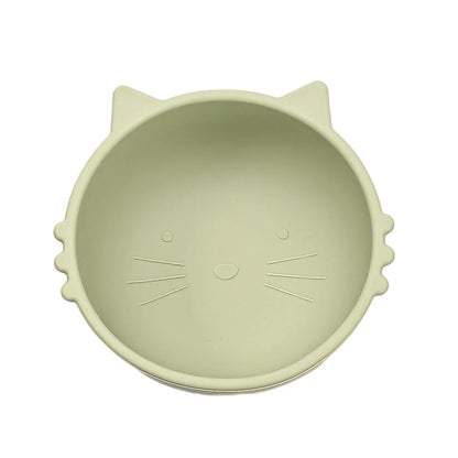 New Silicone Baby Feeding Bowl Tableware for Kids Waterproof Suction Bowl Feeding Bowl BPA Free Silicone Dishes for Baby Bowl