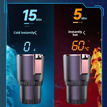 Car Hot Cold Cup Smart Quick Cooling Cup Warm Milk Cup Car Heater Car Hot Cold Cup Heater