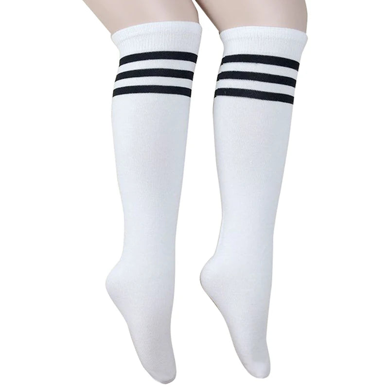 New Football Sports Socks Long Knee Cotton Spandex Kids Legging Stockings Soccer Baseball Ankle Children Socks Hot Sale
