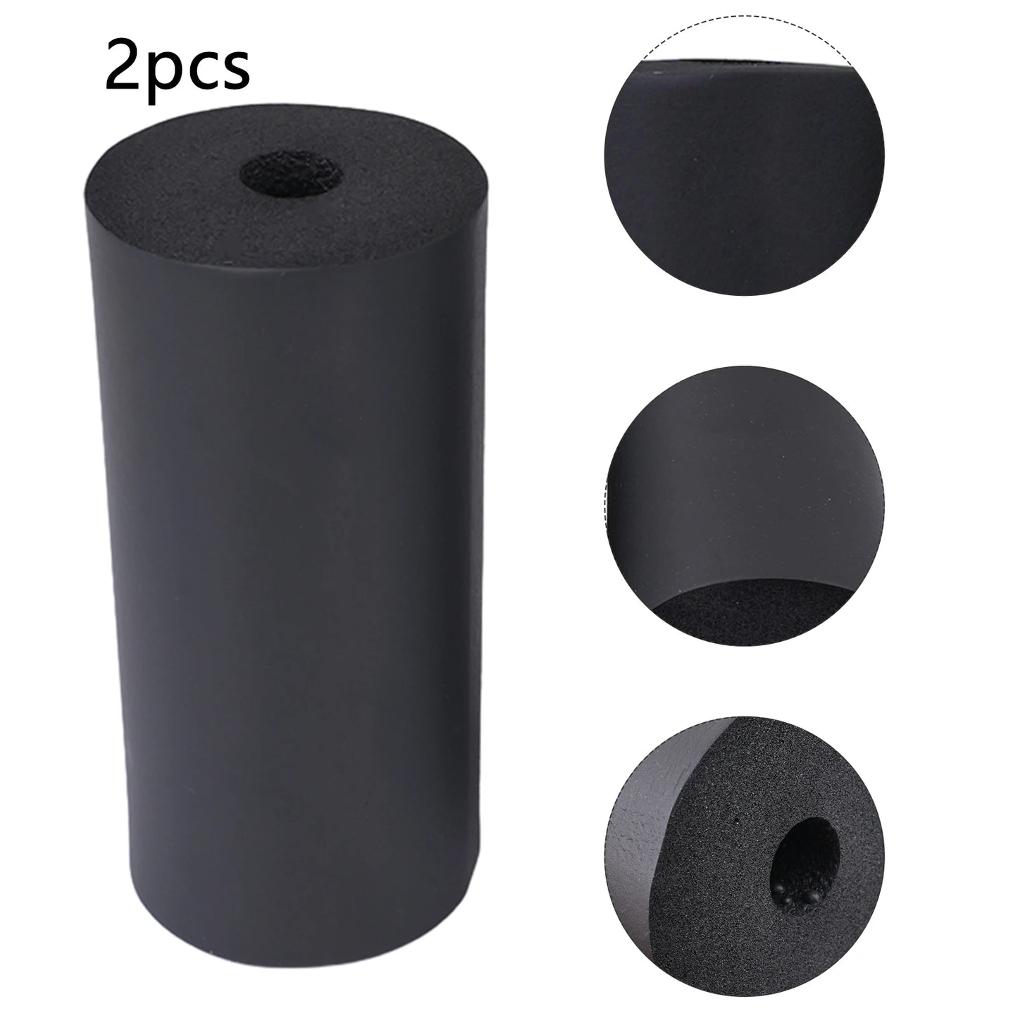 2PCS Foot  Foam For Pads Rollers Replacement  For Leg Extension For Weight  Bench For Gym Exercise  Machines Foot Foam Pads
