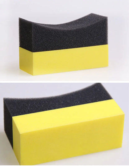 5/10pcs Auto Cleaning Sponge Brush Set for Car Wheel Tire Wash Wipe Water Suction Sponge Pad Wax Polishing Tyre Brushes Tools
