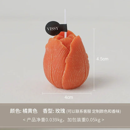 Tulip Scented Candles Gifts Handmade Birthday Gifts Decorative Ornaments Flower Shaped Candles