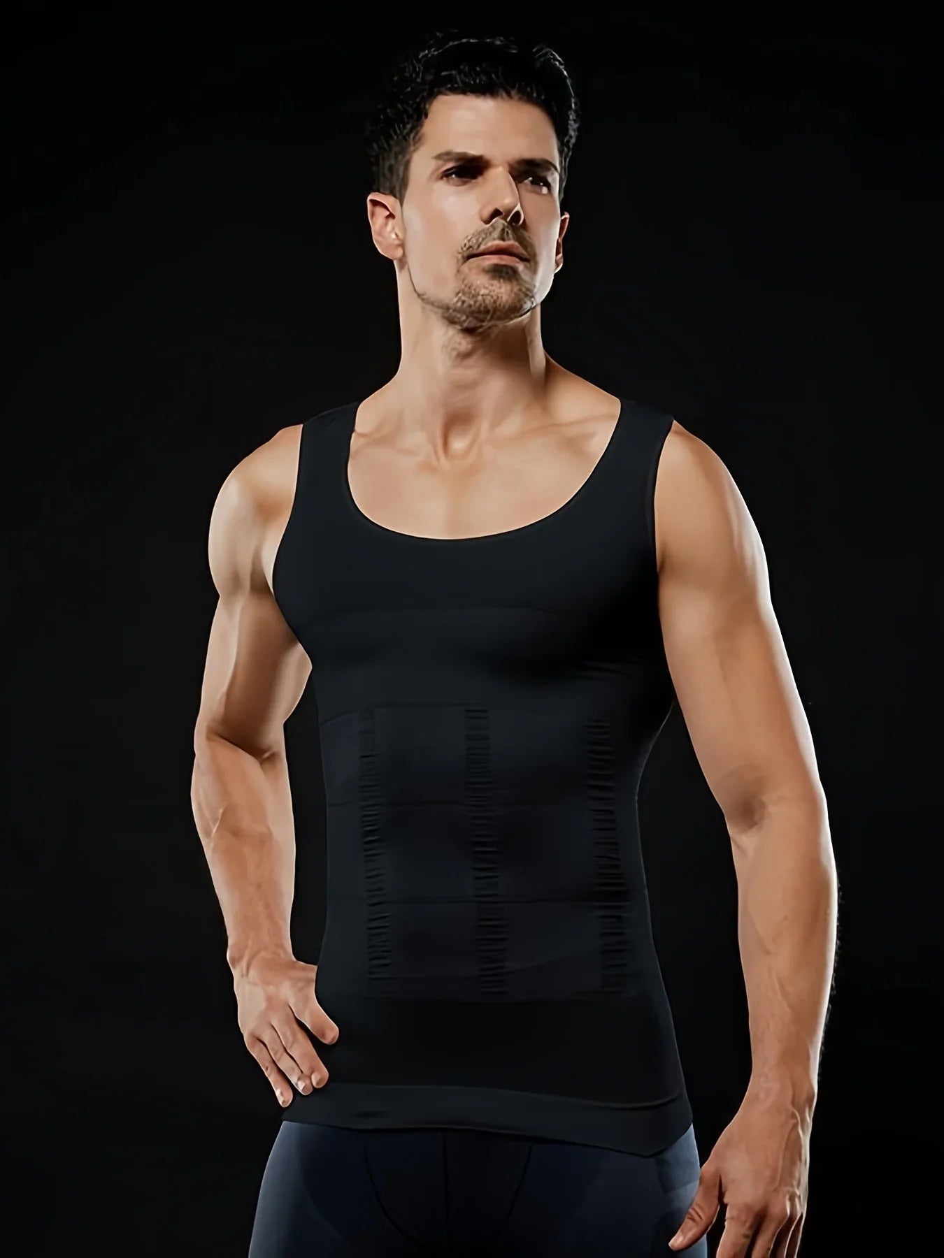 Men's shapewear Seamless body shapewear Stress Reduction Exercise belly tightening underwear Functional vests