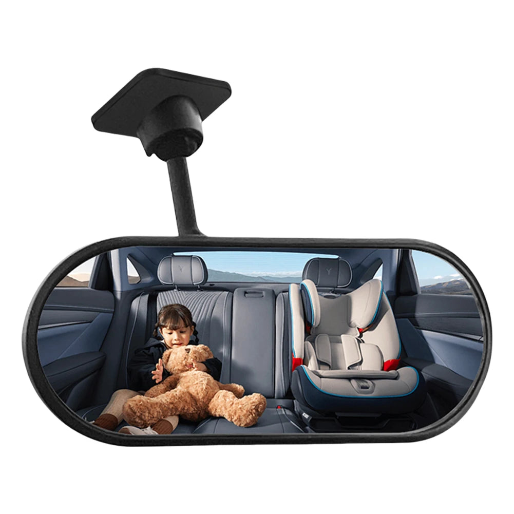Baby Car Mirror 360° Adjustable Wide Angle Backseat Monitor Automotive Rearview Baby Observation Mirror for Windshield