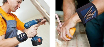 1PCS Magnetic Wristband for Holding Screws,Nails,Drilling Bits,Wrist Tool Holder Belts with Strong Magnets,Cool Gadgets for Men