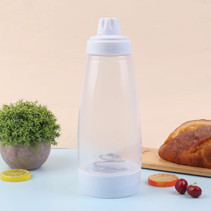 Pancake Batter Bottle Battler Mixer With Blender Ball Wire Whisk For Restaurant Baking Pancakes Cupcakes Muffins Crepes And More