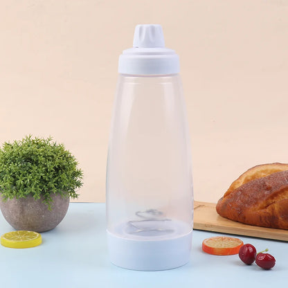 Pancake Batter Bottle Battler Mixer With Blender Ball Wire Whisk For Restaurant Baking Pancakes Cupcakes Muffins Crepes And More