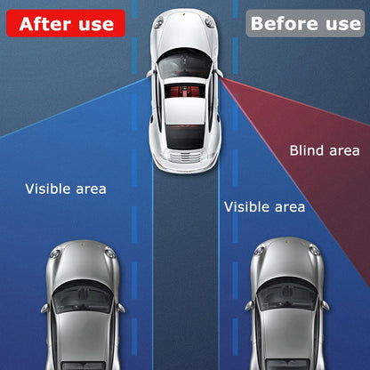 Universal Car Mirror 360 Degree Adjustable Wide Car Mirror HD Glass Wide Angle Side Rear Blind Spot Parking Auxiliary Mirror