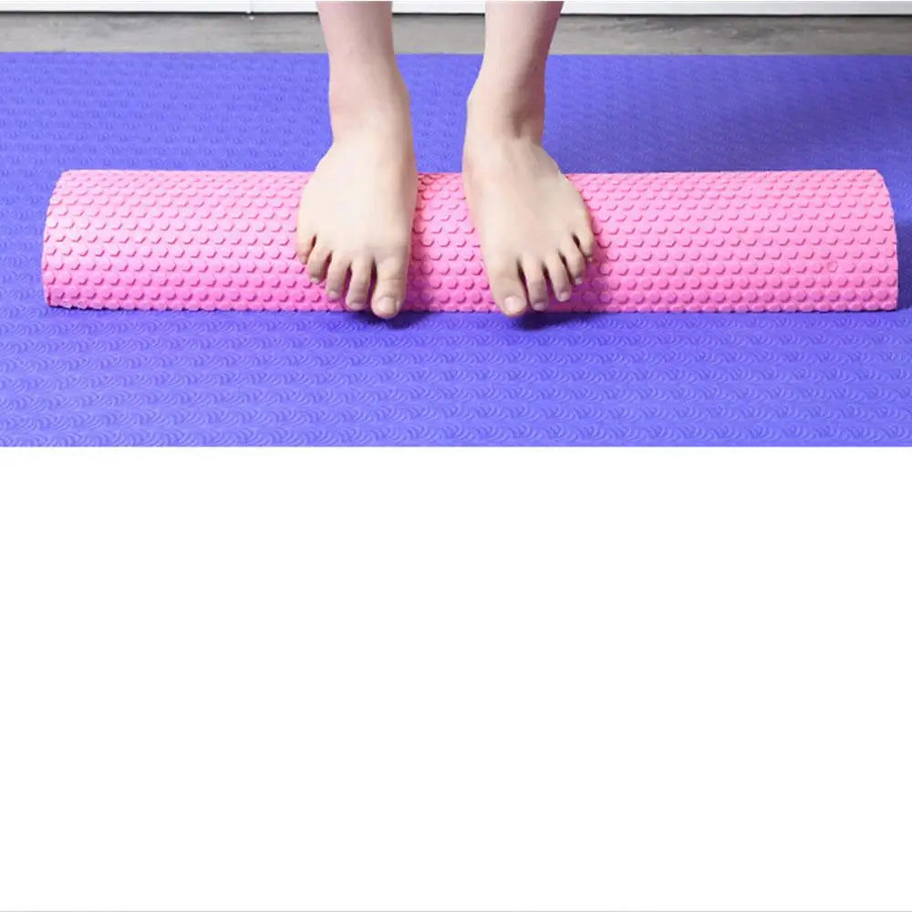 30-45cm Half Round EVA Massage Foam Roller Yoga Pilates Fitness Equipment Balance Pad Yoga Blocks With Massage Floating Point