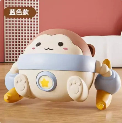 Baby Toys Voice Controlled Electric Rolling Monkeys Singing and Dancing Babies Aged 0-11 Practicing Raising Their Heads