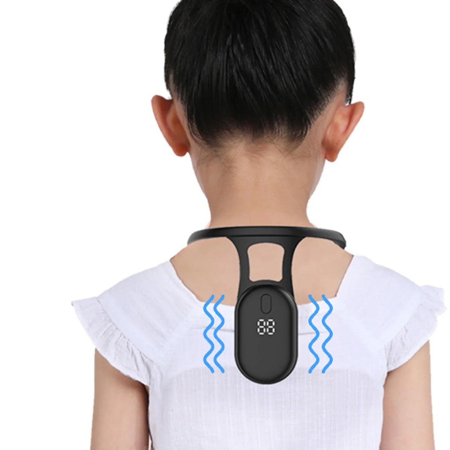 Smart Posture Corrector Miicro Vibration Posture Training Reminder Sensor Back Posture Neck Hump Corrector for Adult Kids