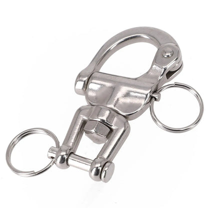 Boat Parts Swivel Shackle Sailboat Sailing Silver Spare Parts Spring Hand Drawn 316 Stainless Steel Accessories