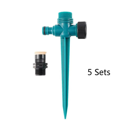 5Pcs 360° Rotation Garden Sprinkler Irrigation Watering System Agriculture Ground Automatic Tube Plug Buried Atomization