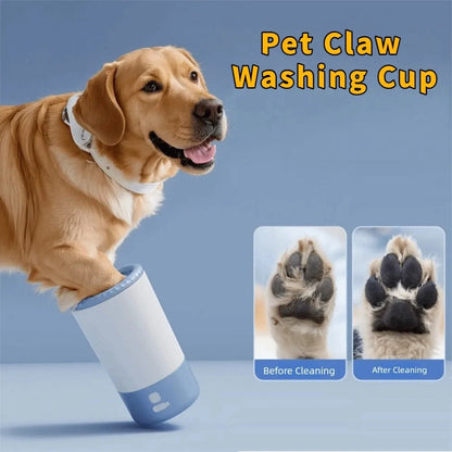 Portable Pet Paw Washer Quick Clean USB Charging Pet Foot Washing Machine Low Noise Electric Pet Paw Cleaner for Cats and Dogs
