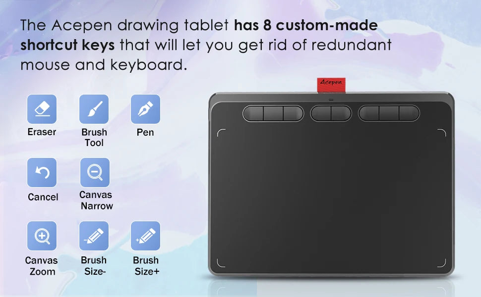 Drawing board, digital tablet computer, HavaPen ap906 9 x 5 inch artistic drawing digital tablet computer with battery-free pen