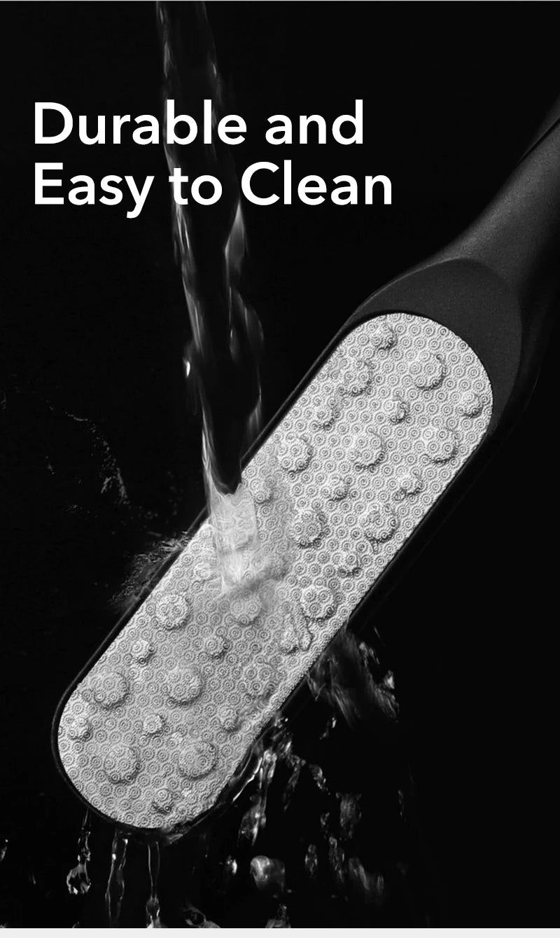 1Pcs Pedicure Tools Professional Foot Rasp Scrubber With Nail Clipper Double-Sided Dead Skin Remover File For Feet Care Spa Tool