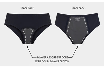 Menstrual Panties for Women Seamless Period Panties Leak Proof Menstrual Briefs Heavy Absorbent Underwear Culotte Menstruelle