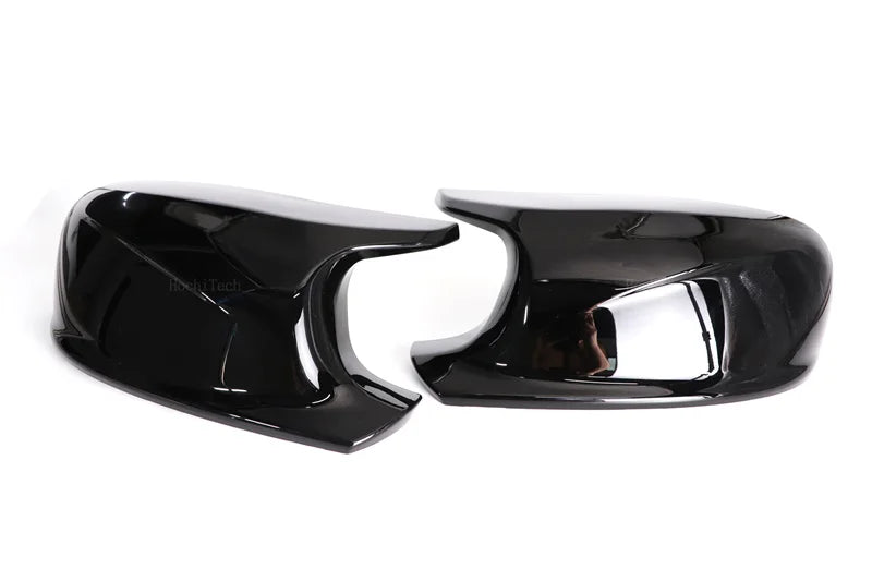 M Style Look Rearview Mirror Cover Cap Carbon Fiber Look Black for BMW  X3 F25 X1 E84 Pre-LCI 2010 2011 2012 2013 Case
