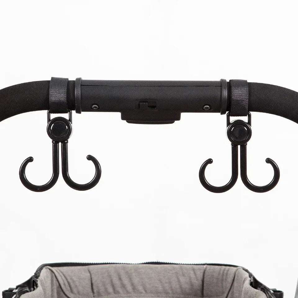 Hooks for Stroller Car Shopping Cart Hooks Baby Stroller Accessories Rotate 360 Degree Hook Pram Organizer Bag Hanger