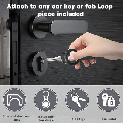 Keychain for Apple Airtag,Key holder aluminum alloy keychain compatible with Apple Airtag sale