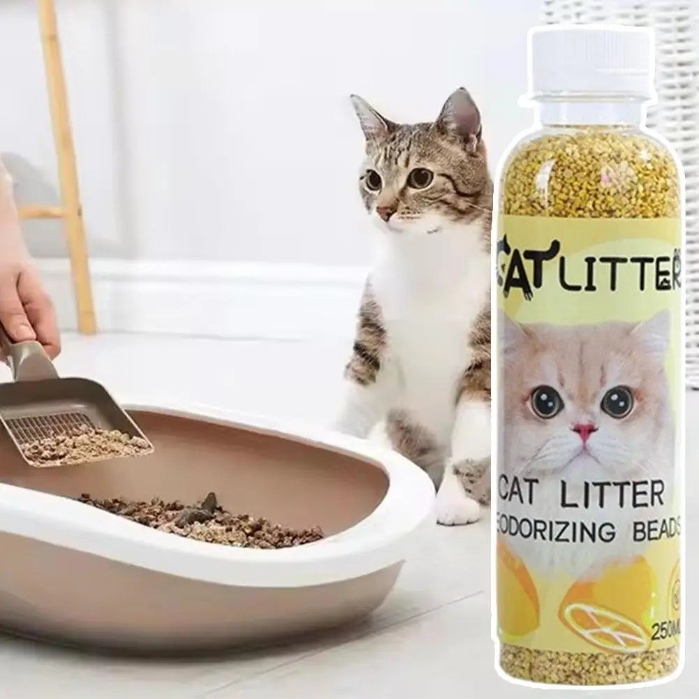 Cat litter deodorizing beads odor-removing beads odor-eliminating agent granules cat litter box anti-odor beads fragrant beads