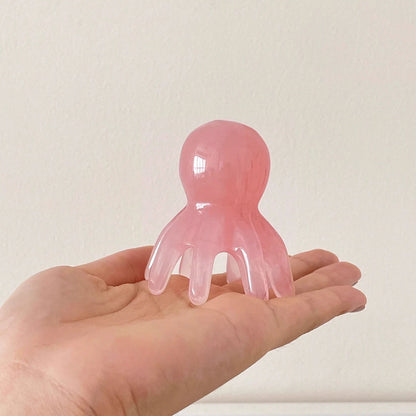 Octopus Shape Scalp Massage Comb 8 Tentacles Acupressure Gua Sha Tool for Head Scalp Facial Body Massage