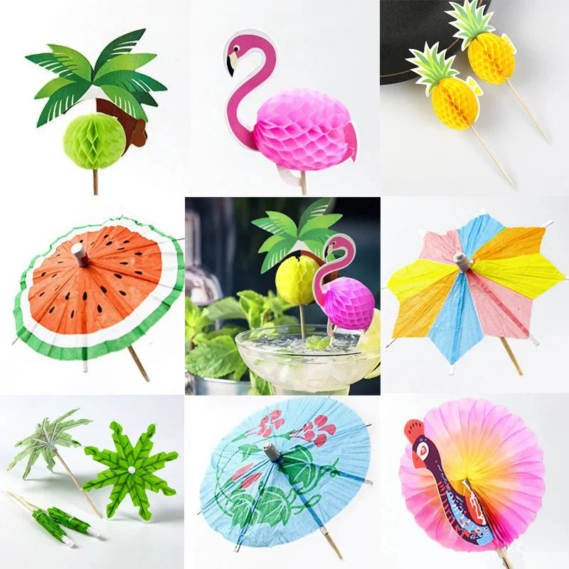 Beach Summer Pool Party Hawaiian luau Party Water Swimming Holiday Vacation Flamingo Party Supplies Birthday Party Decoration