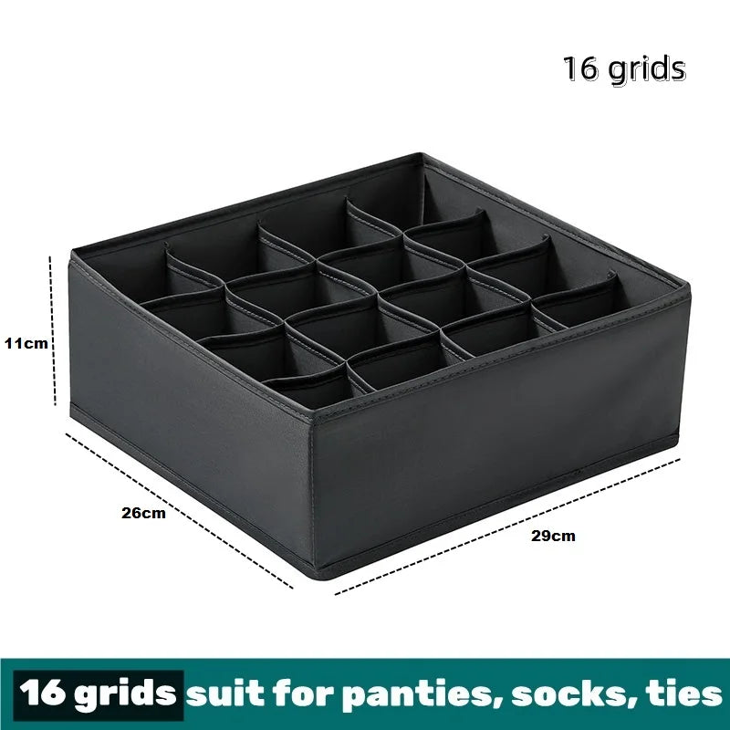 Organizer For Underwear Bra Socks Pants Scarf Storage Box Organizers Of Cabinets And Drawers Wardrobe Foldable Storage Box Case